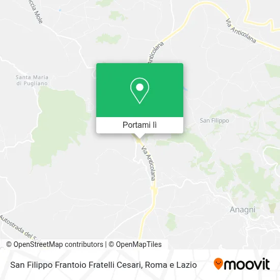 Mappa San Filippo Frantoio Fratelli Cesari