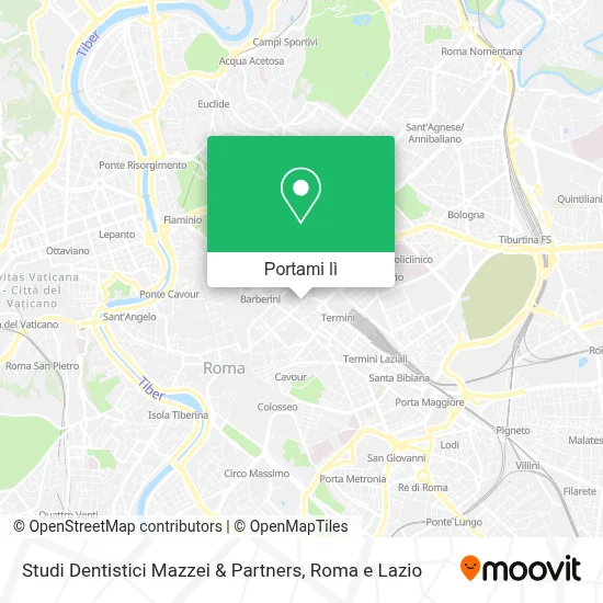 Mappa Studi Dentistici Mazzei & Partners