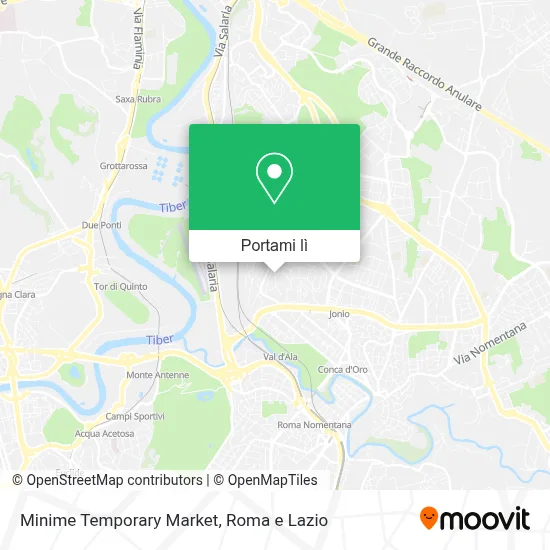 Mappa Minime Temporary Market