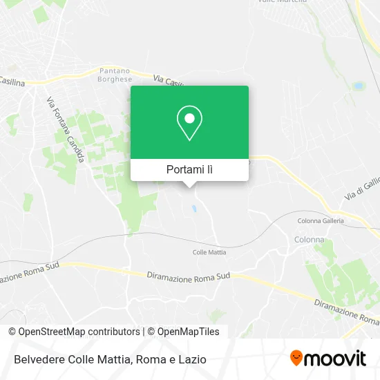 Mappa Belvedere Colle Mattia