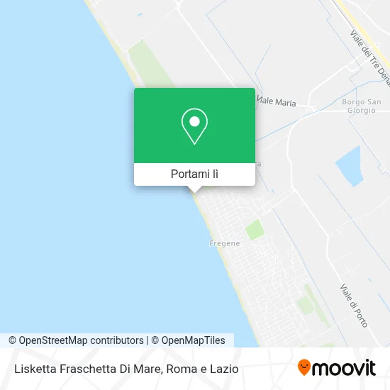 Mappa Lisketta Fraschetta Di Mare