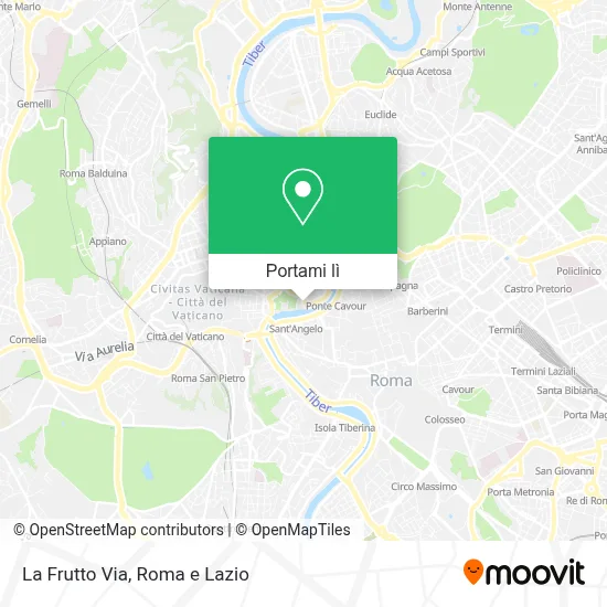 Mappa La Frutto Via
