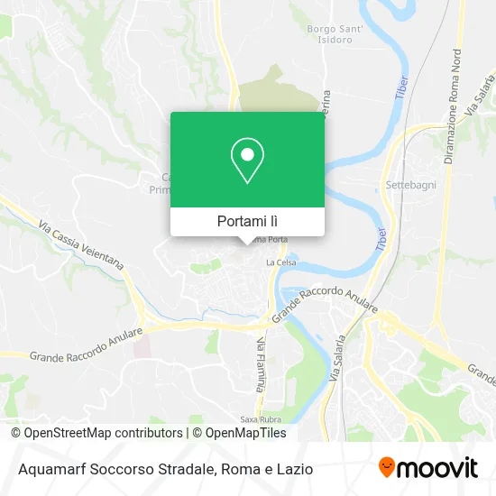 Mappa Aquamarf Soccorso Stradale