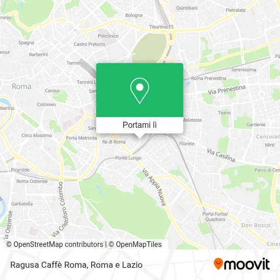 Mappa Ragusa Caffè Roma