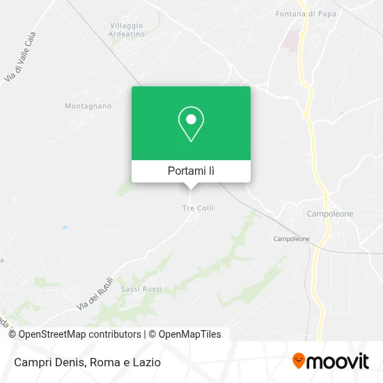 Mappa Campri Denis