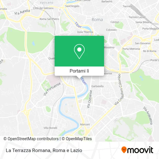 Mappa La Terrazza Romana
