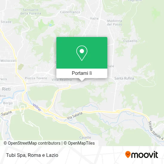 Mappa Tubi Spa