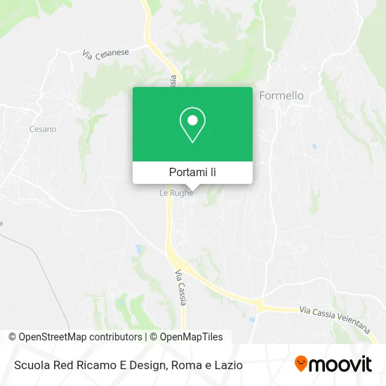 Mappa Scuola Red Ricamo E Design