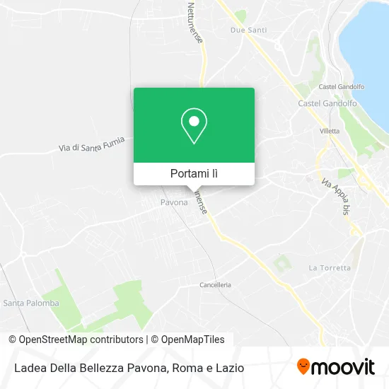 Mappa Ladea Della Bellezza Pavona