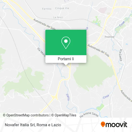 Mappa Novafer Italia Srl