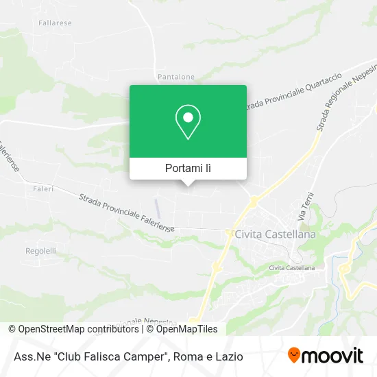 Mappa Ass.Ne   "Club Falisca Camper"