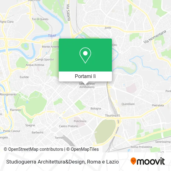 Mappa Studioguerra Architettura&Design