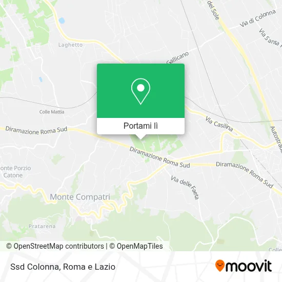 Mappa Ssd Colonna