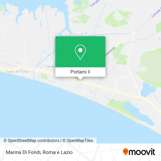 Mappa Marina Di Fondi
