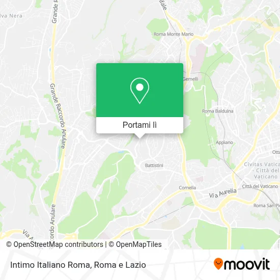 Mappa Intimo Italiano Roma
