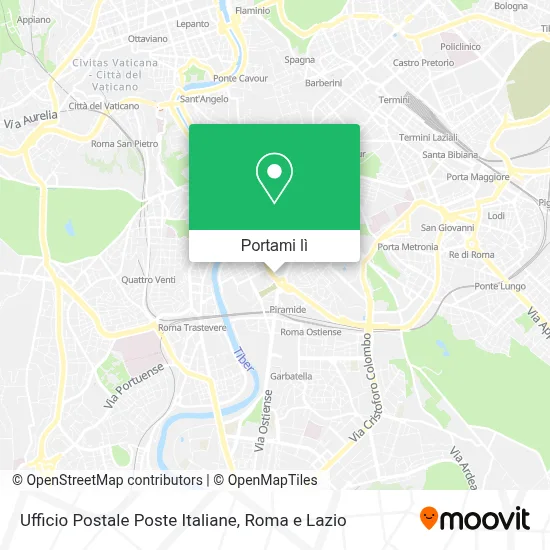 Mappa Ufficio Postale Poste Italiane