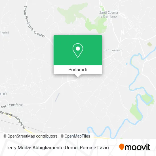 Mappa Terry Moda- Abbigliamento Uomo