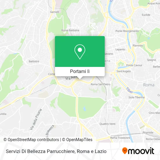 Mappa Servizi Di Bellezza Parrucchiere