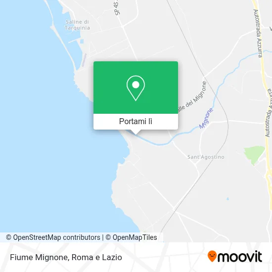 Mappa Fiume Mignone