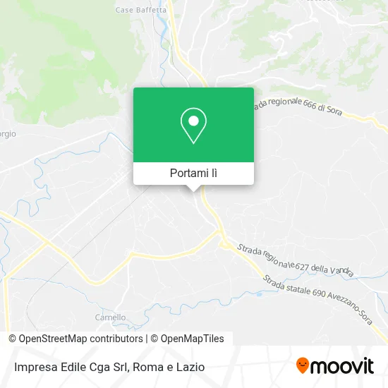 Mappa Impresa Edile Cga Srl