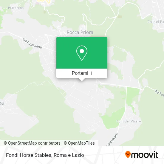Mappa Fondi Horse Stables
