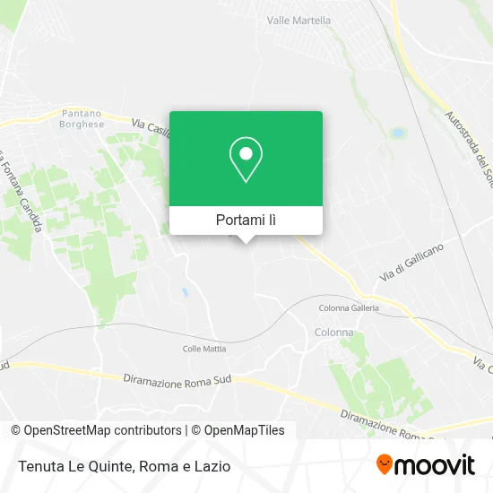 Mappa Tenuta Le Quinte