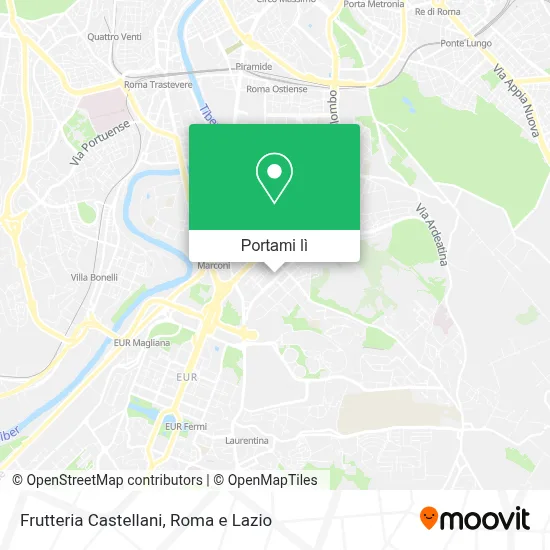 Mappa Frutteria Castellani