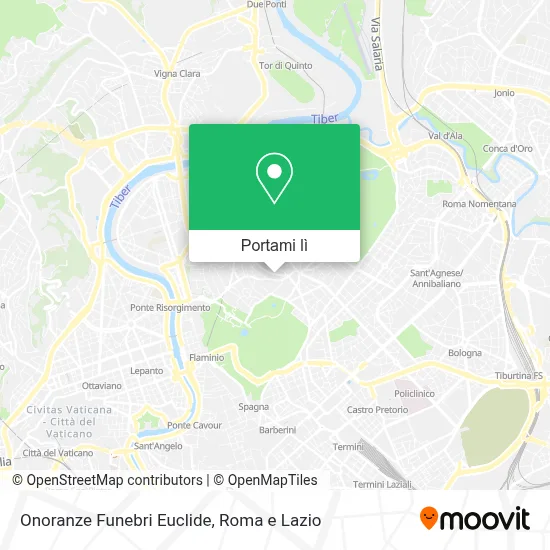 Mappa Onoranze Funebri Euclide