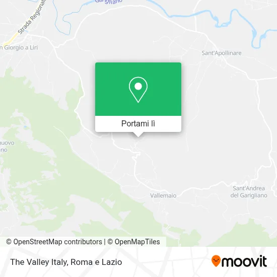 Mappa The Valley Italy