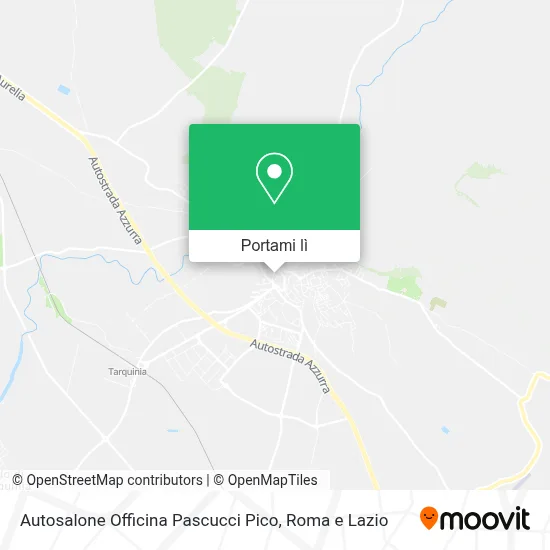Mappa Autosalone Officina Pascucci Pico