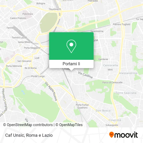 Mappa Caf Unsic