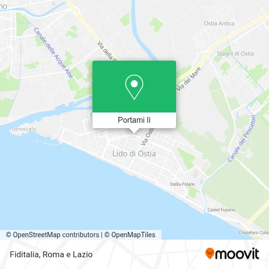 Mappa Fiditalia