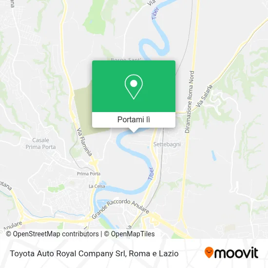 Mappa Toyota Auto Royal Company Srl