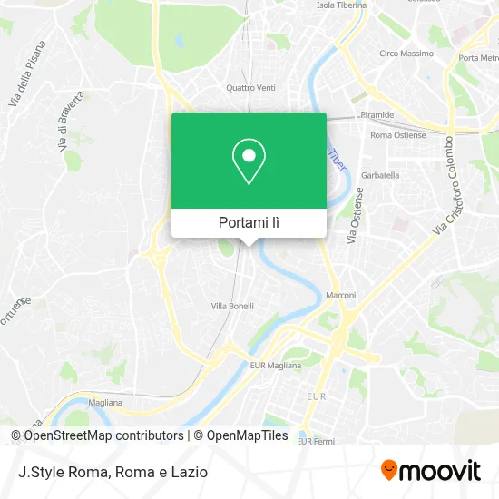 Mappa J.Style Roma