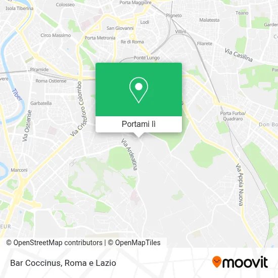 Mappa Bar Coccinus