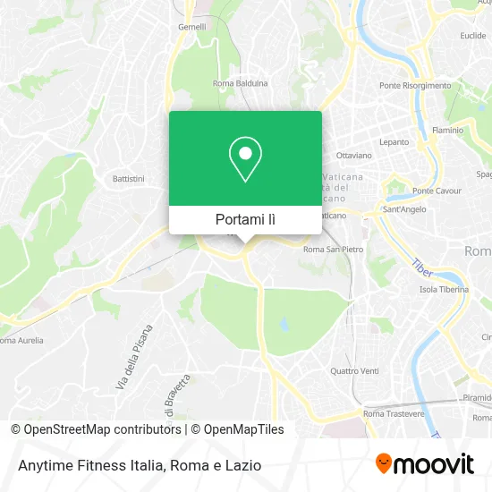 Mappa Anytime Fitness Italia