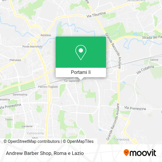 Mappa Andrew Barber Shop