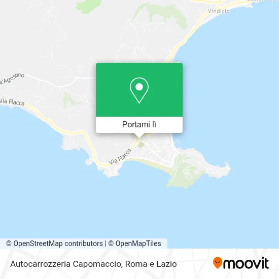 Mappa Autocarrozzeria Capomaccio
