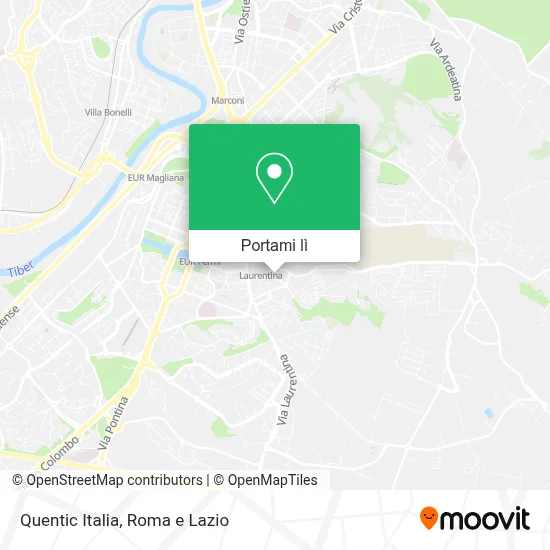 Mappa Quentic Italia