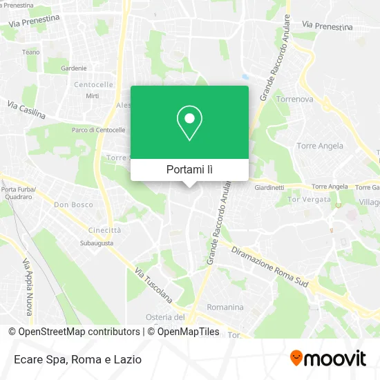 Mappa Ecare Spa