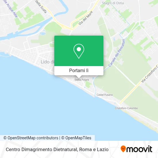 Mappa Centro Dimagrimento Dietnatural