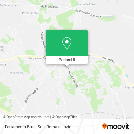 Mappa Ferramenta Bruni Srls