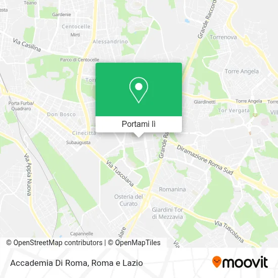 Mappa Accademia Di Roma