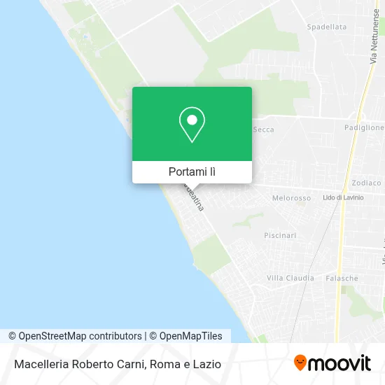 Mappa Macelleria Roberto Carni