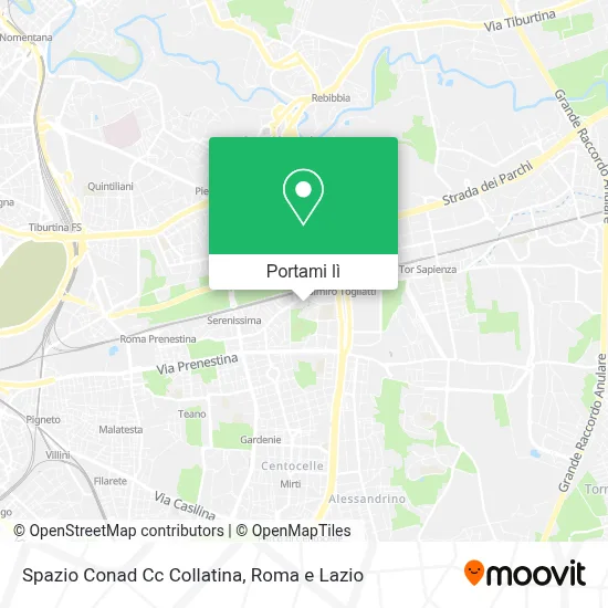 Mappa Spazio Conad Cc Collatina
