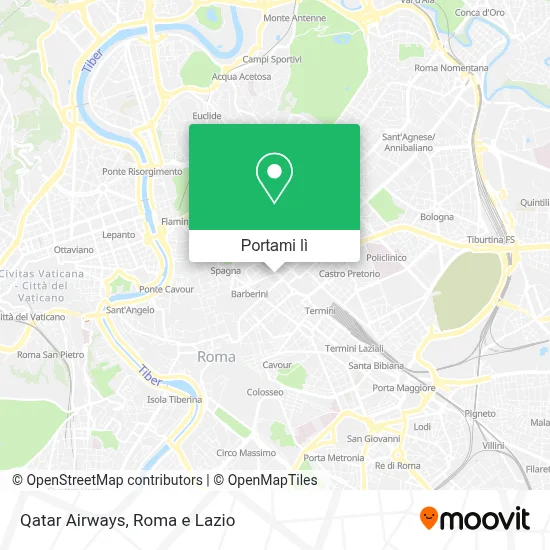 Mappa Qatar Airways