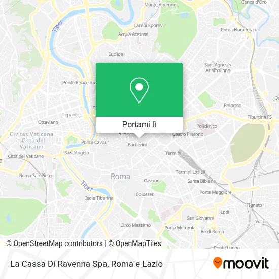 Mappa La Cassa Di Ravenna Spa