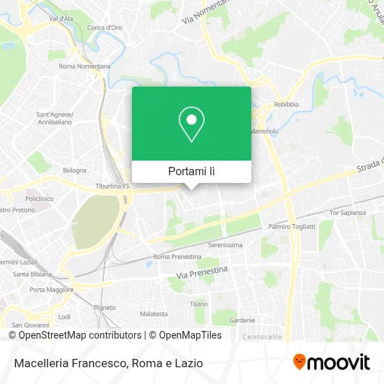 Mappa Macelleria Francesco