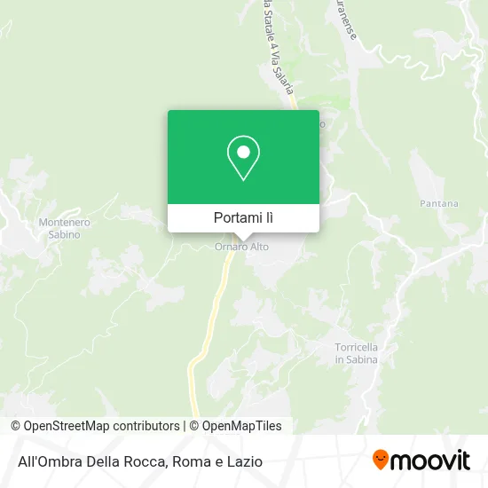 Mappa All'Ombra Della Rocca