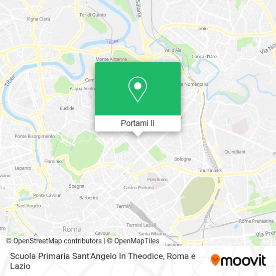 Mappa Scuola Primaria Sant'Angelo In Theodice